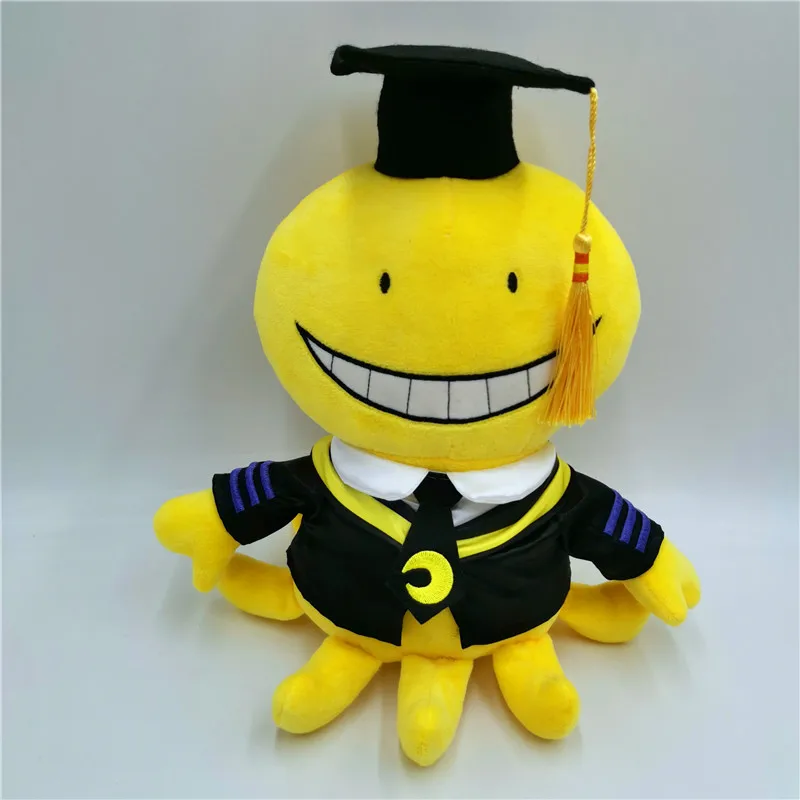 Cute Octopus doll Korosensei Koro Sensei Teacher Plush Stuffed Toys Cartoon Animals Dolls Graduate Kids Assassination Classroom