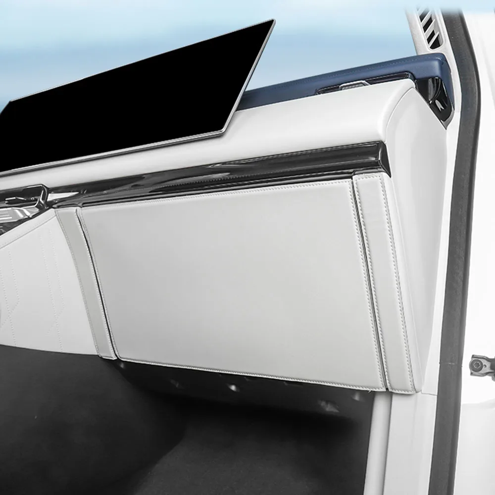 

Перчаточная коробка, противоударная накладка для ZEEKR 9X 2025 2026, автомобильные аксессуары, кожаная защитная накладка для водителя, грязеотталкивающая и износостойкая