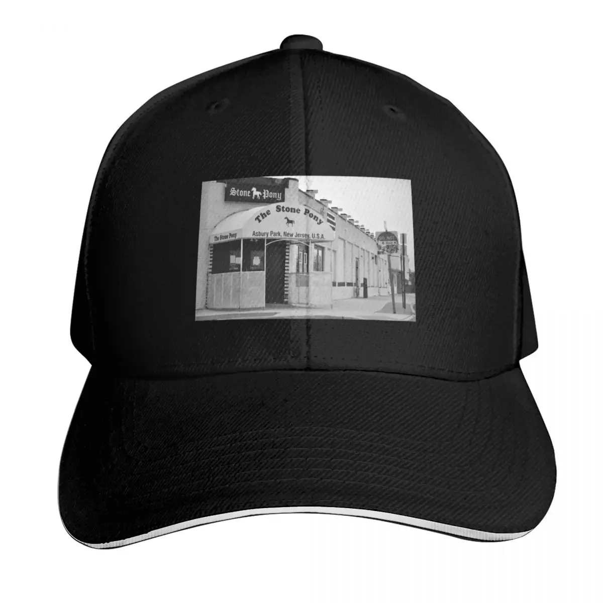 Jersey Nights (The Stone Pony) Gorra de béisbol, Gorra personalizada para montañismo, Gorra de pesca vintage, Gorra de playa para mujer, Outlet 2026, Para hombre