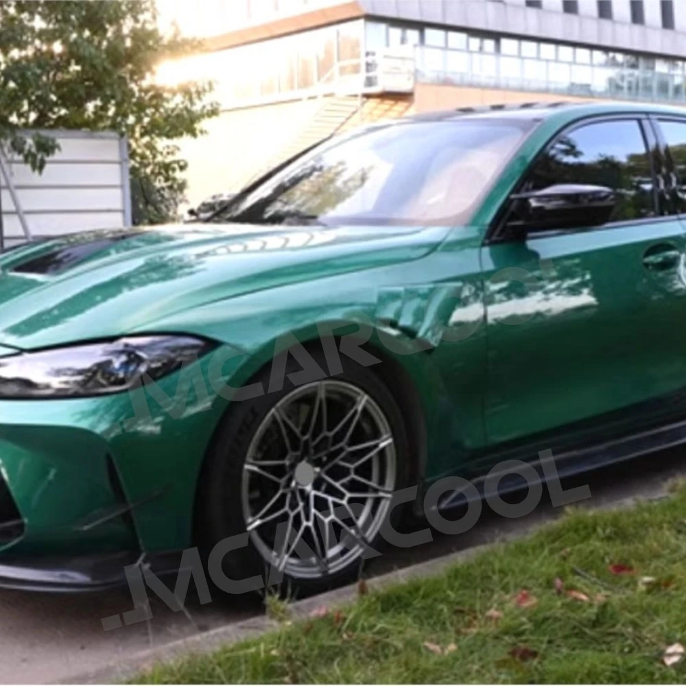 

JMCARCOOL Dry Carbon Fiber Car Rear Bumper Spoiler Air Vent Splitters For BMW G80 M3 G82 G83 M4 2021+ Side Vent Canard