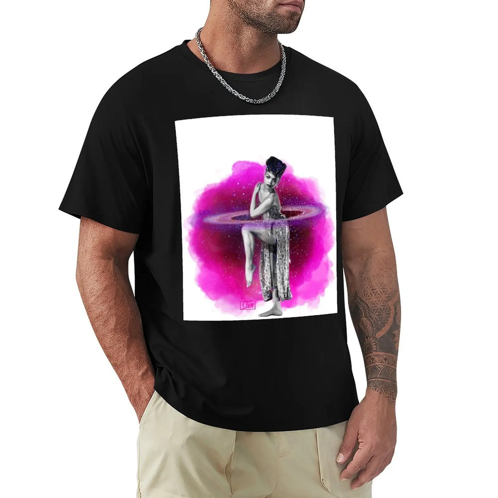 Dance with me ( Eartha Kitt ) T-Shirt t shirt men 100% cotton luxury brand T-Shirt