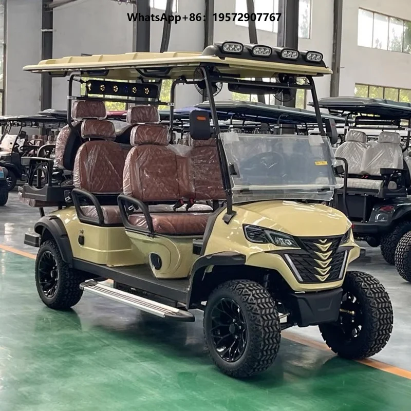 High Quality Golf Cart 6 Seat Lithium Battery Custom Made Customized
