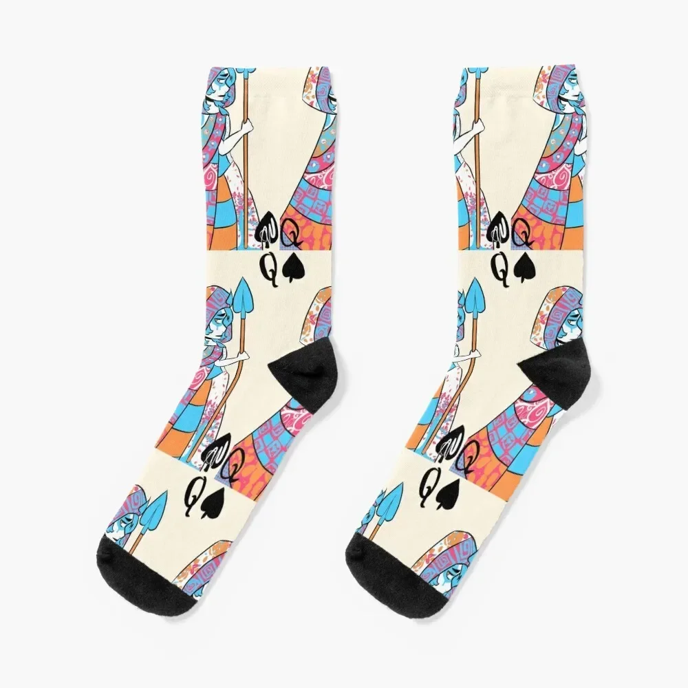 Queen of spades (Fruit punch edition) Socks new in's gift Socks Man Women's