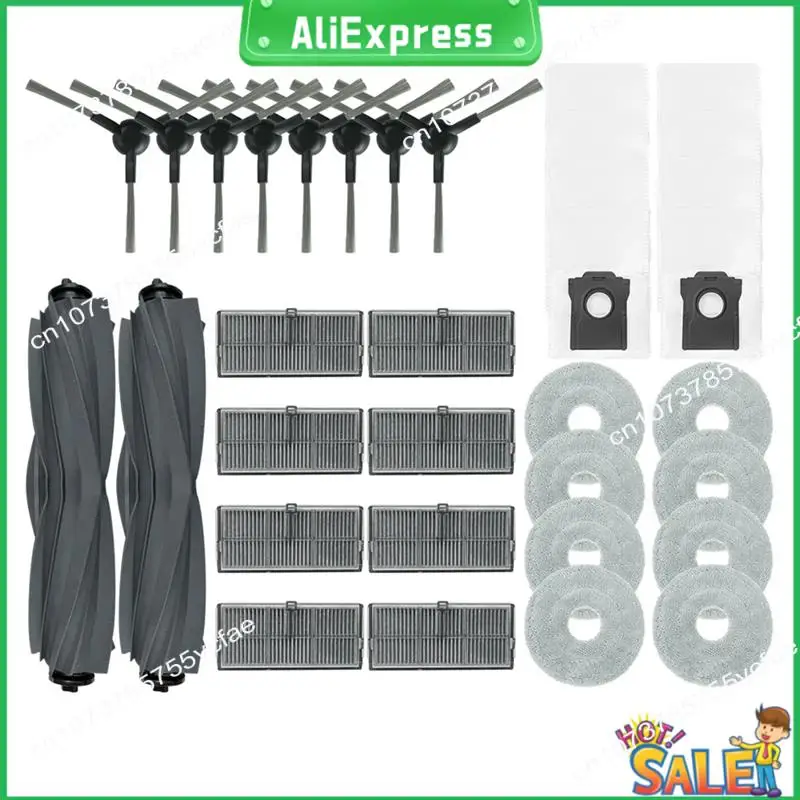 

A04R For Dreame L10s Pro Ultra Replacement Main Side Brush HEPA Filter Mop Pad Dust Bag Spare Parts Accessories