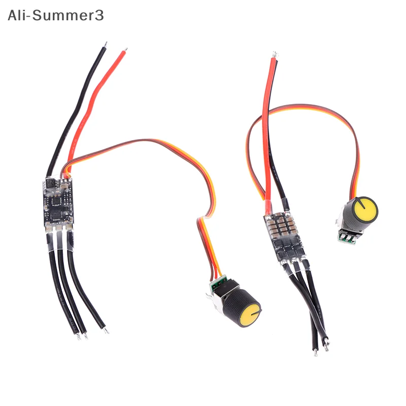 

DC 7-26V Three-phase Brushless Motor Driver DC Motor Drive Board Speed Controller Regulator With Potentiometer For LiPo 2-6S