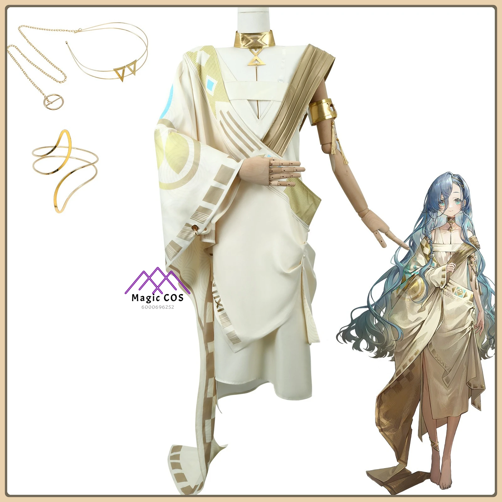 

Reverse: 1999 Prisoner of Cave Mystic 37 Phase 1 Cosplay Costume Unisex Dark Mysterious Suit Anime Outfit for Comic Con Party