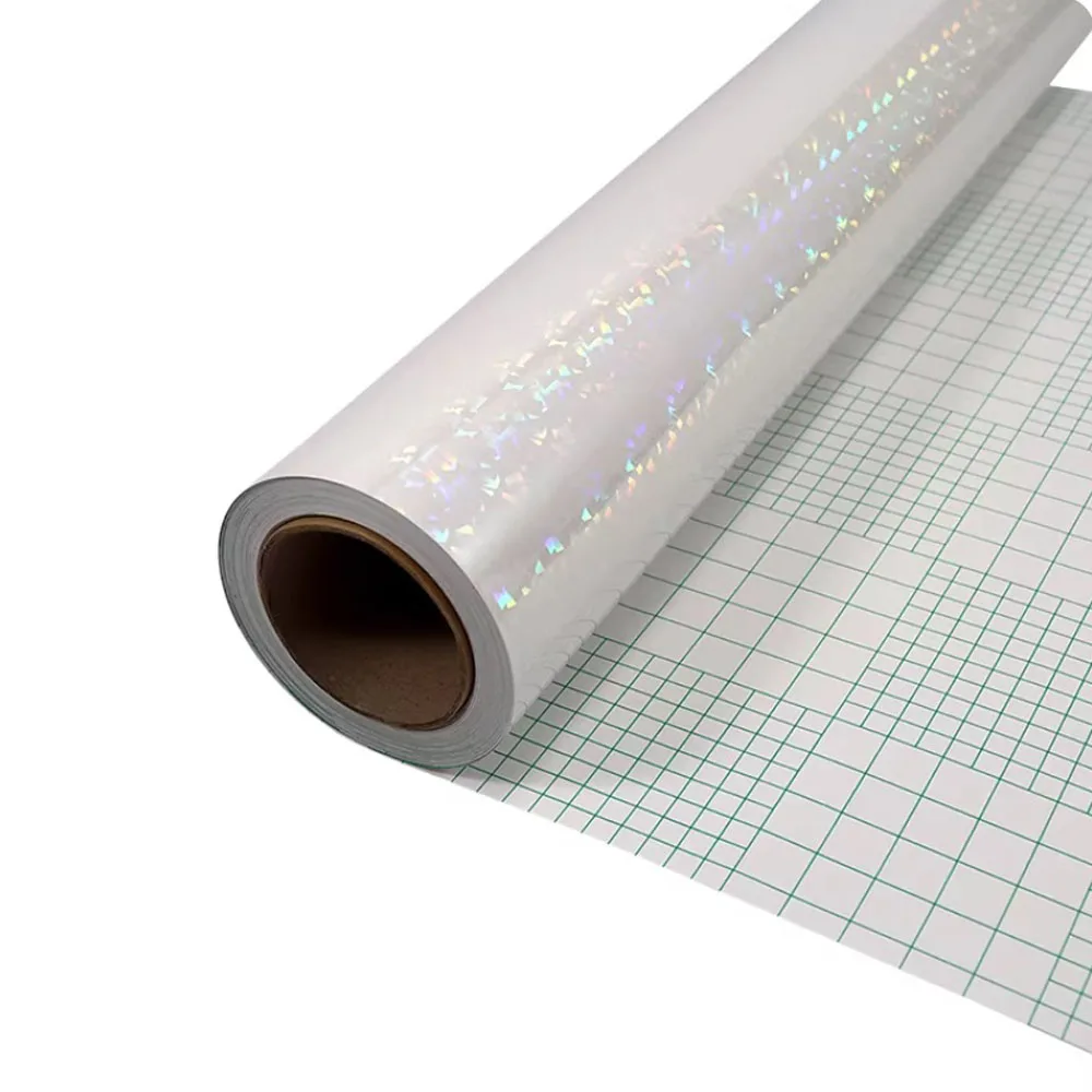 0.635X30m Cold Lamination Film Laser Cold Lamination Film Photo Album Plain Glass Shattered Holographic Film