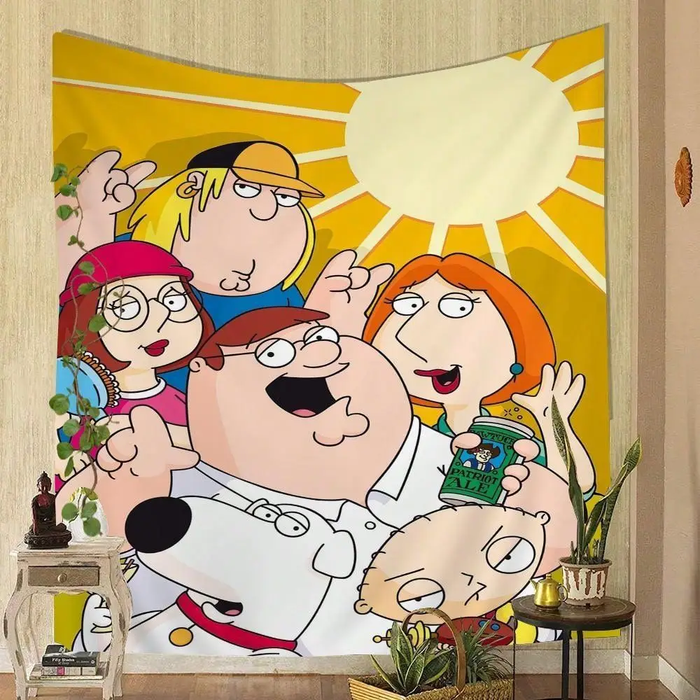 

Настенный гобелен с принтом Family Guy, большой настенный гобелен, художественное искусство, научная фантастика, декор для комнаты, домашний декор, декоративное одеяло