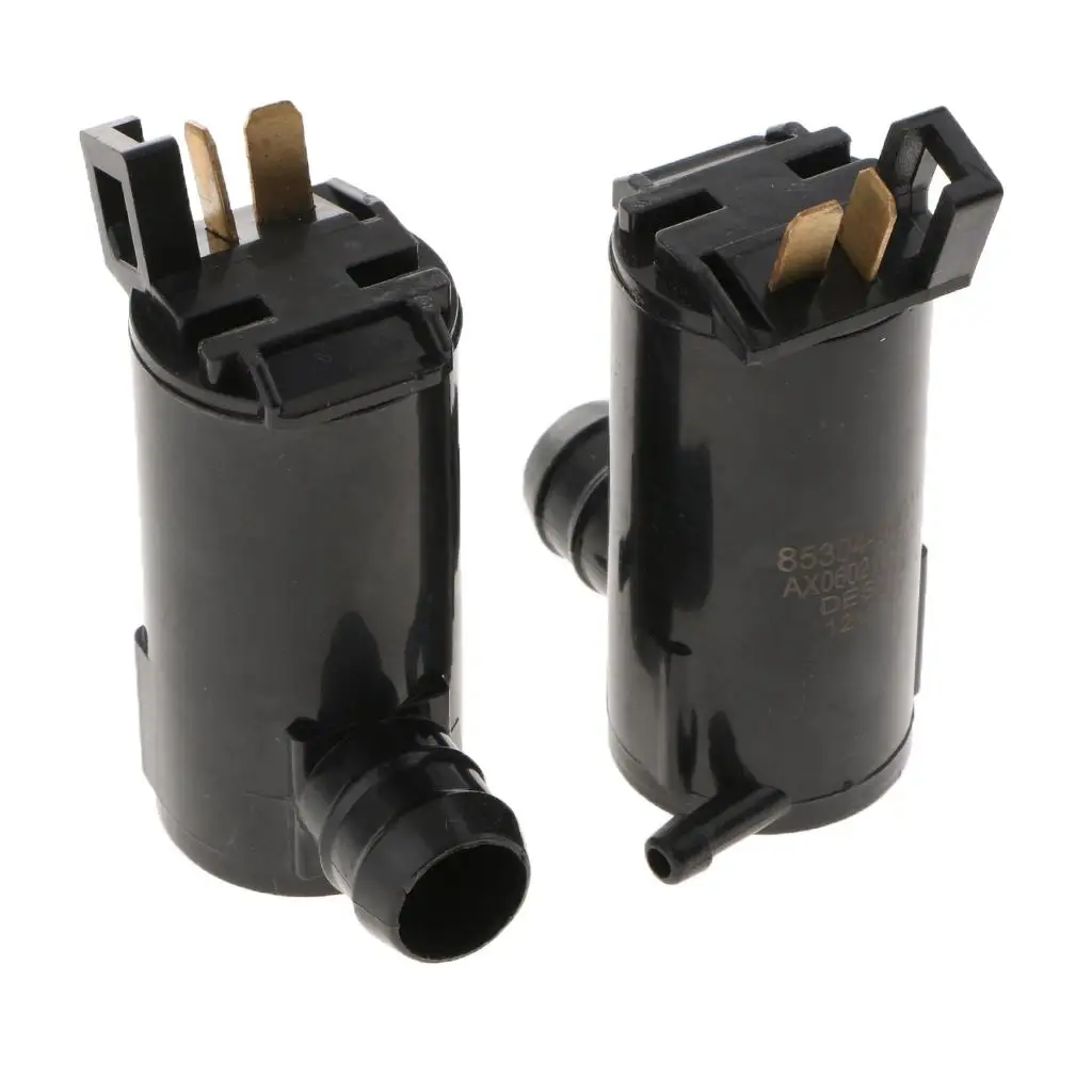 Car Windshield Washer Pump Motor Universal Plastic Kit for Washer Fluid Reservoir System