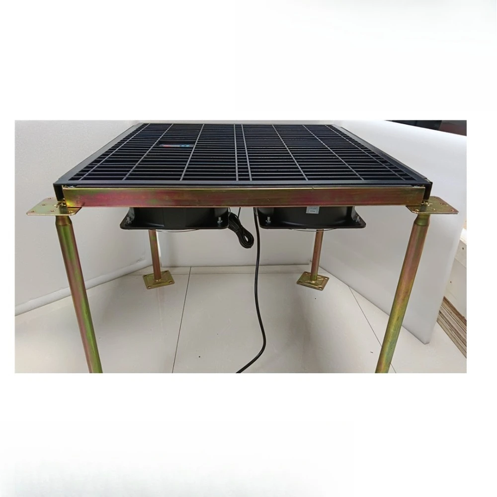 Remote Raised Channel Floor Mounted Air Cooling Unit Fan with RS485 Modbus
