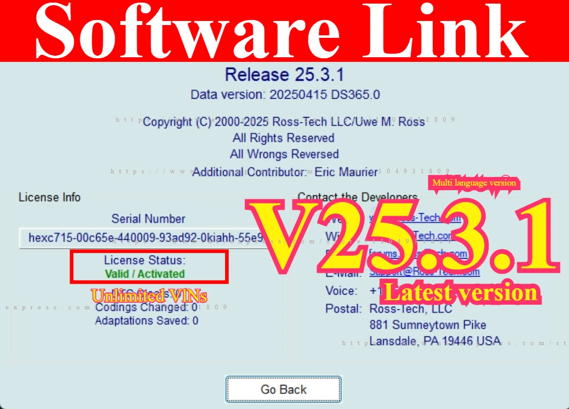 

Latest UPDATE SOFTWARE VAG-COM OBD2 Scanner HEX V25.3 V2 FOR V/W AU/DI Sk/oda Unlimited VINs Atmega162 Multilingual VCD`S OBD