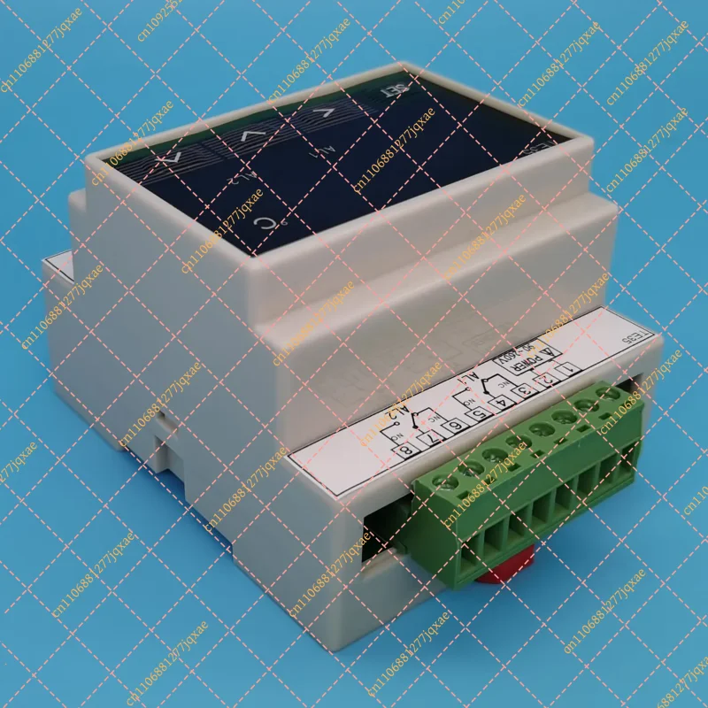DIN Rail Digital Thermostat, K-Type & PT100 Input, Intelligent Heating and Cooling Controller