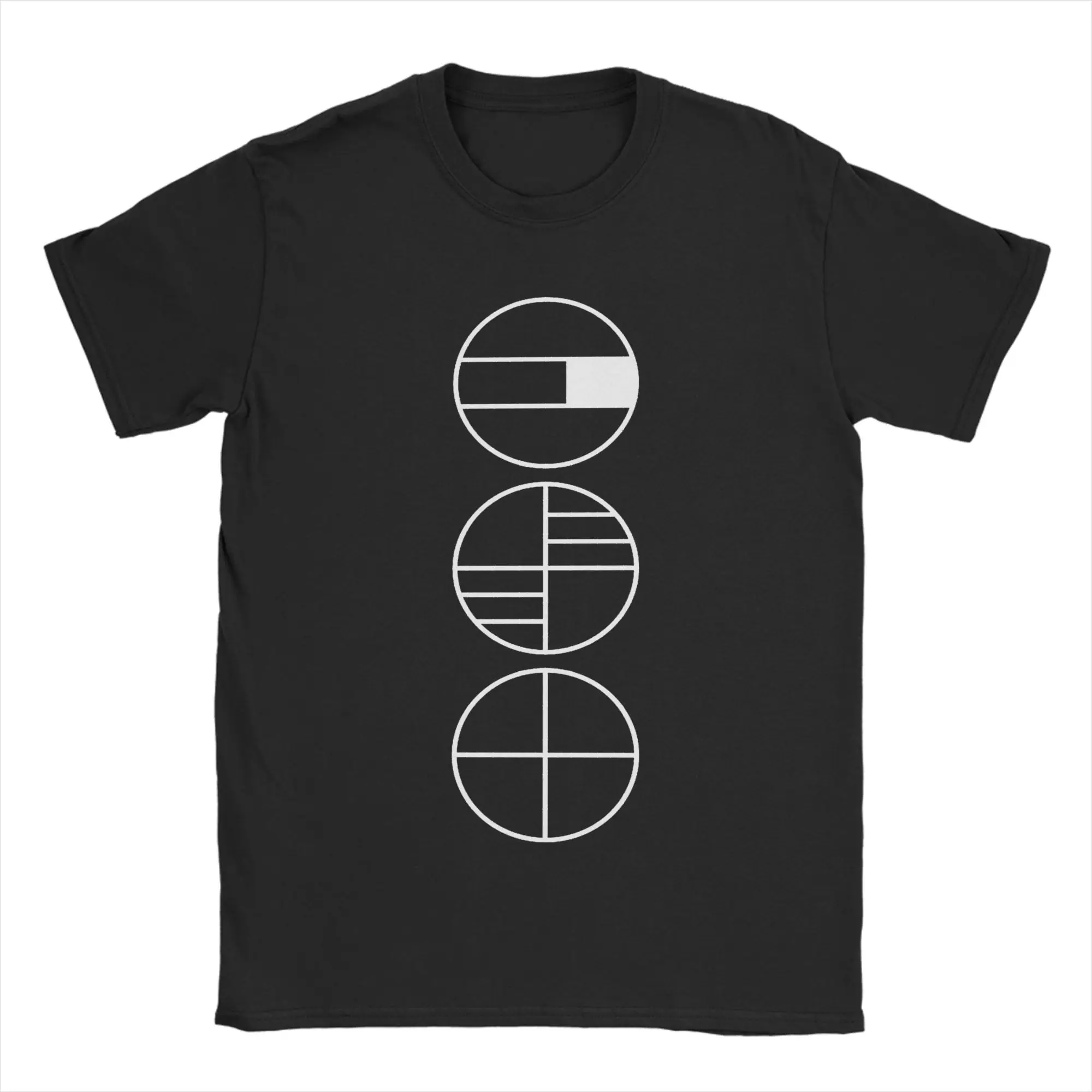 Men's Bauhaus Alphabet T Shirt  Pure Cotton Clothes Vintage Short Sleeve Round Collar Tees New Arrival T-Shirts