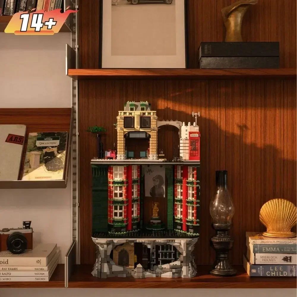 Kit OpeOfficialn3491Pcs Mystic Official Mansion Building Tiered Structure Model With Abundant Scene Details Present
