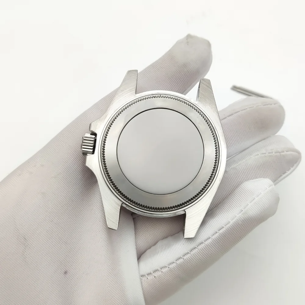 Peças de relógio mecânico automático masculino, vidro de safira, moldura luminosa, aço inoxidável 316L Sterile Dial, 42mm Case, 40mm