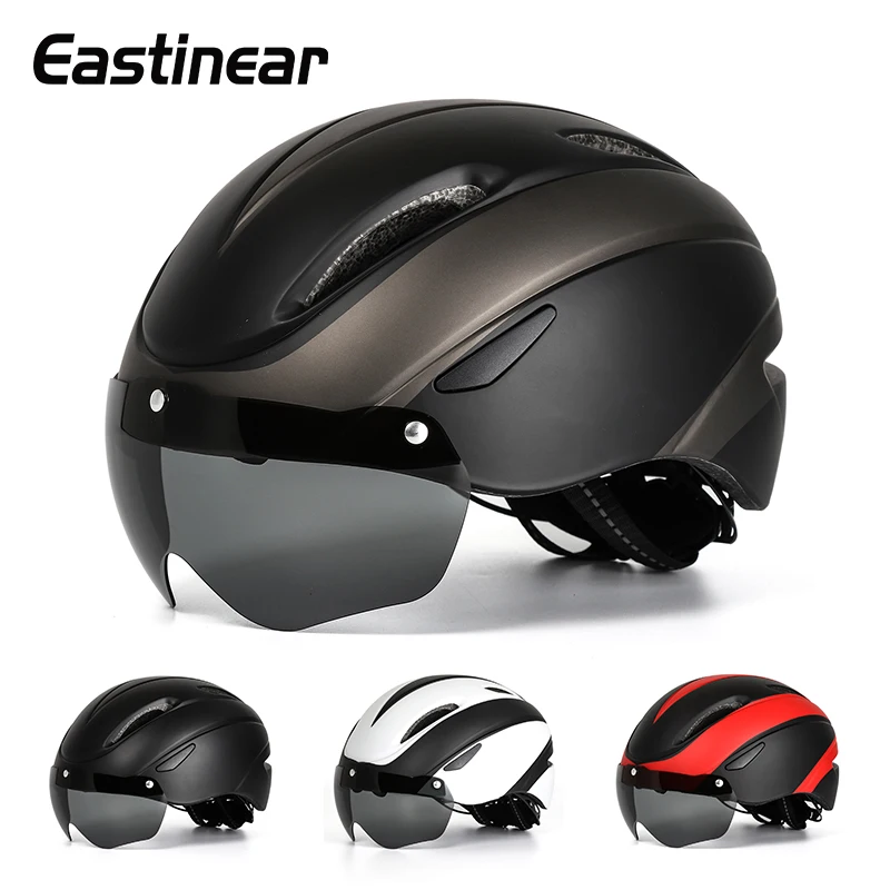 Eastinear Bicycle Helmet High Quality Men's and Women's Outdoor Sports Skateboard Roller Skating Riding Helmet With Goggles