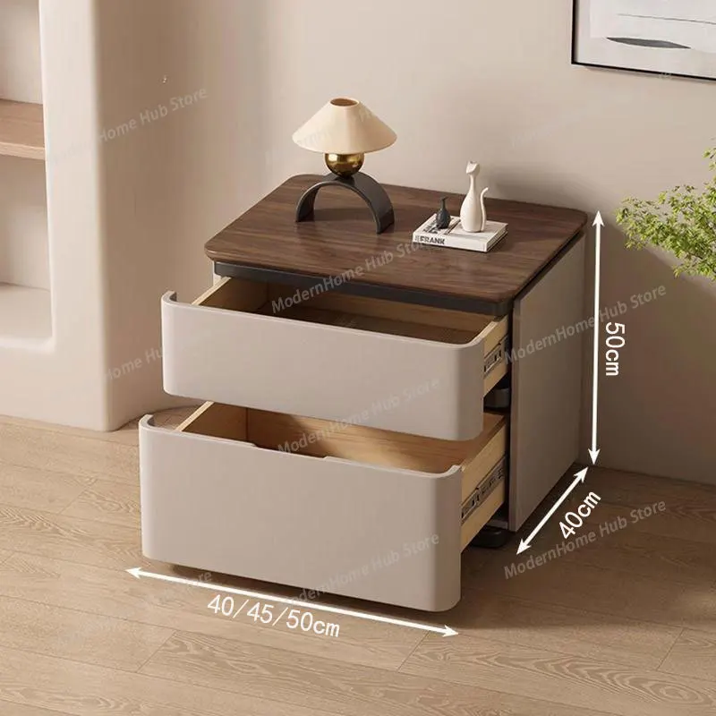 Minimalist Designer Bedside Table Modern Simple Elegant Nightstand for Home Interior Muebles Para Hogar Decor Furniture