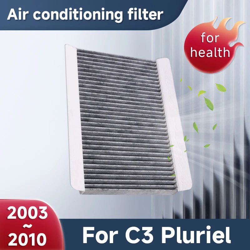 

Activated Carbon Air Conditioner Filter For Citroen C3 Pluriel 2003~2010 Filters Exhaust Gas Purifie Accessories 6447.KL 6447.NT