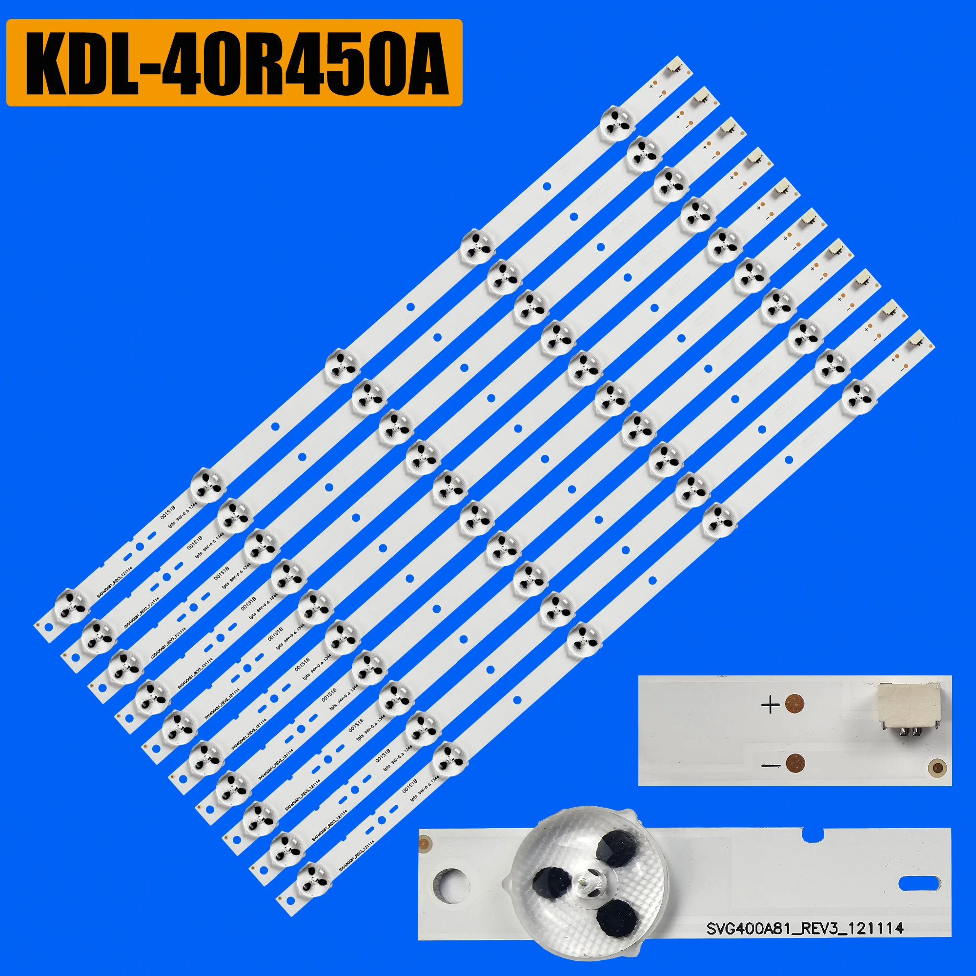 LED backlight strip for KDL-40R450A KDL-40R455A KDL-40R470A KLV-40R479A KDL-40R474A S400DH1-3 SUG400A81 SVG400A81_REV3_121114