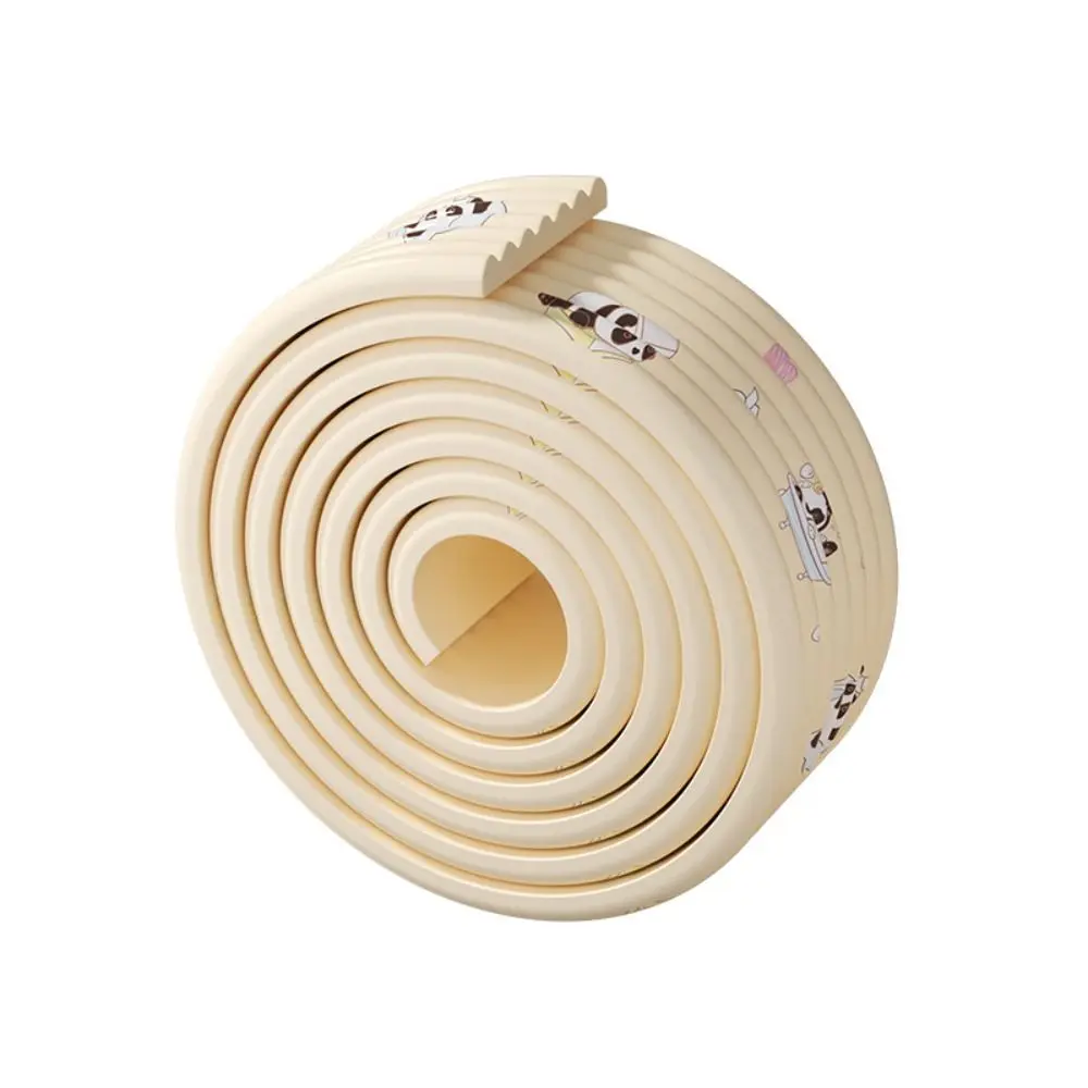 내구성 2m 데스크 에지 가드 스트립 만화 패턴 아기 안전 충돌 방지 쿠션 부드러운 Thickend 폼 범퍼 어린이