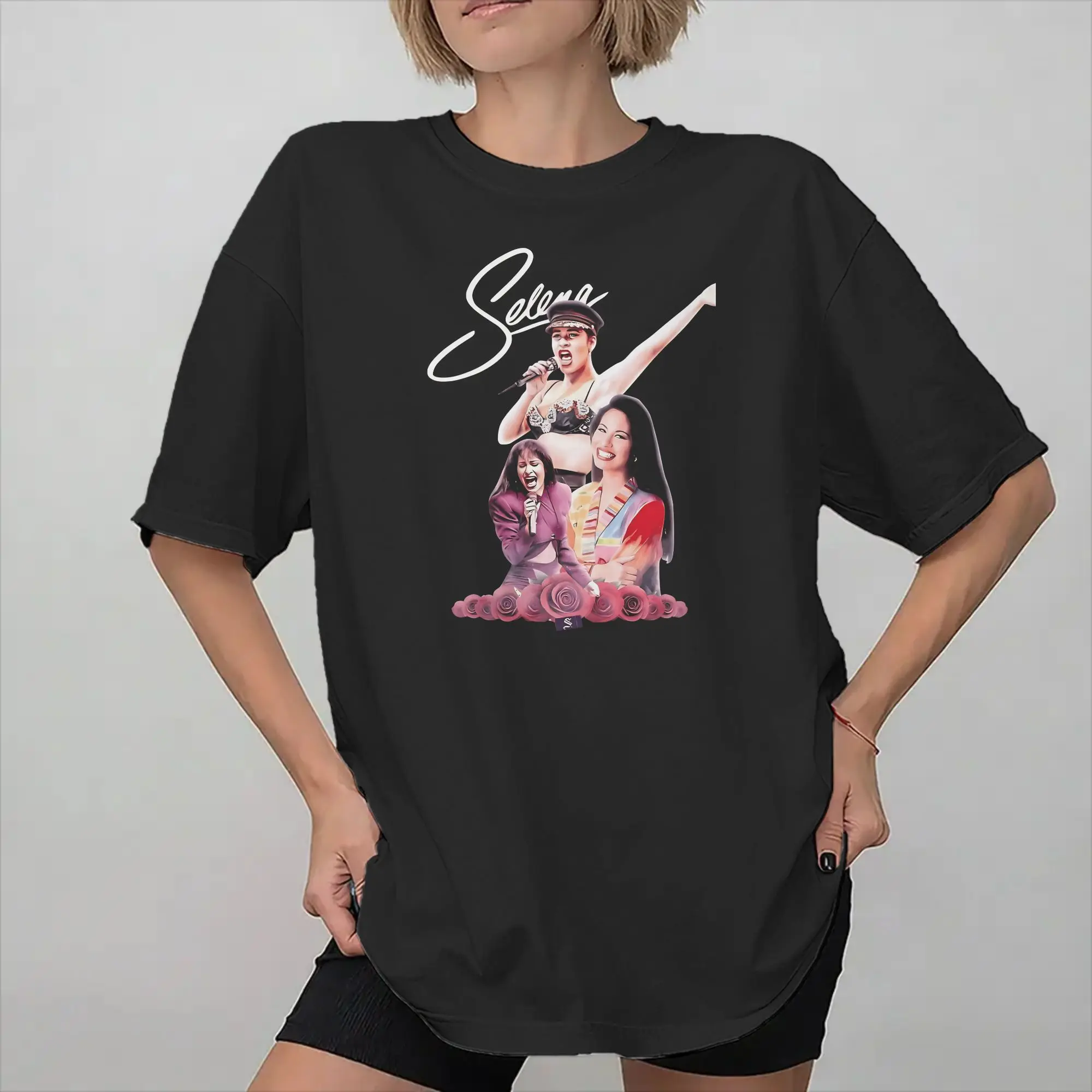Men Women Selena Quintanilla  T Shirt 100% Cotton Graphic T-Shirt  Top Clothing