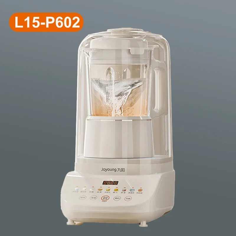 Joyoung Muurbrekende Voedsel Blender Huishoudelijke Sojamelk Maker 1.2L-1.5L Voor Thuisgebruik Licht Geluid Mixer Sojamelk Machine L15-P602