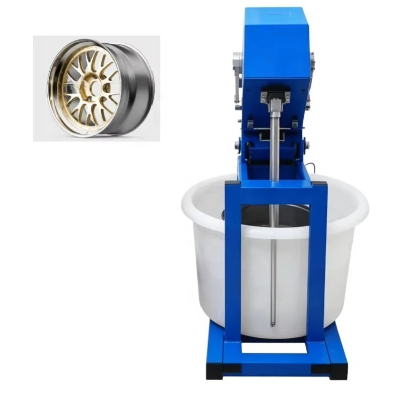 High Efficiency  Controlled Aluminum Alloy Wheel Hub Polishing Machine with Quick Shipment for Auto Detailing Shops