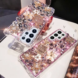 Luxury Bling Rhinestone Phone Case, DIY Diamond Cover, for Samsung Galaxy S25 S23, S22 Ultra, S24 Plus, S20 FE, Note20