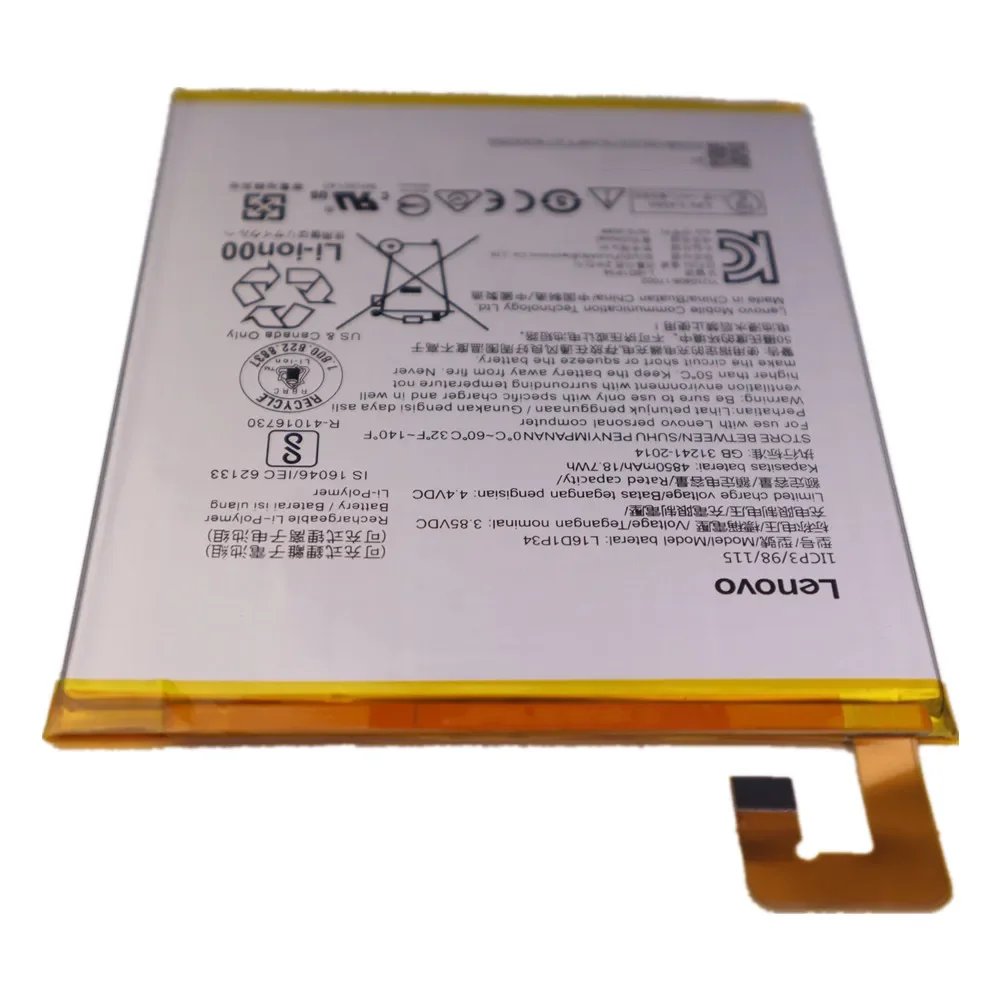 2024 Year Original Battery L16D1P34 For Lenovo TAB4 8 TB-8504N TB-8504X TB-8504F TAB4 8 plus TB-8704F 8704X 8704N Tablet Bateria