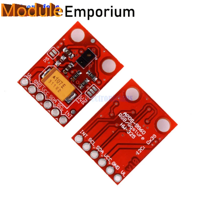 RGB Proximity Sensor การตรวจจับทิศทางท่าทาง APDS9960 APDS-9960 Non-Contact โมดูลการวัดระยะทาง Sensor โมดูล
