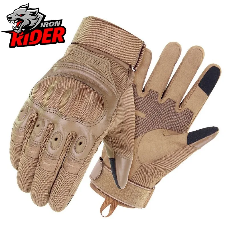 

Мотоциклетные перчатки с сенсорным экраном, дышащие перчатки для езды по бездорожью с полным пальцем, износостойкие и устойчивые к царапинам тактические перчатки