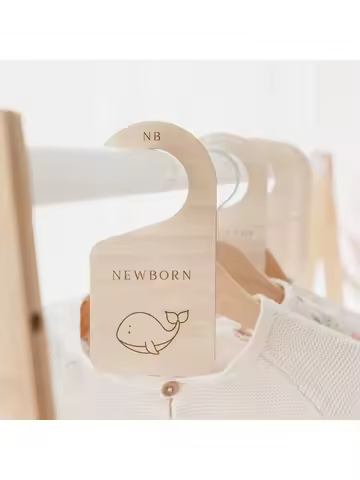 Set of 6 Baby Wardrobe Dividers Ocean Safari Woodland Theme Clothes Dividers Nursery Decor Organisation Cute Baby Shower Gifts