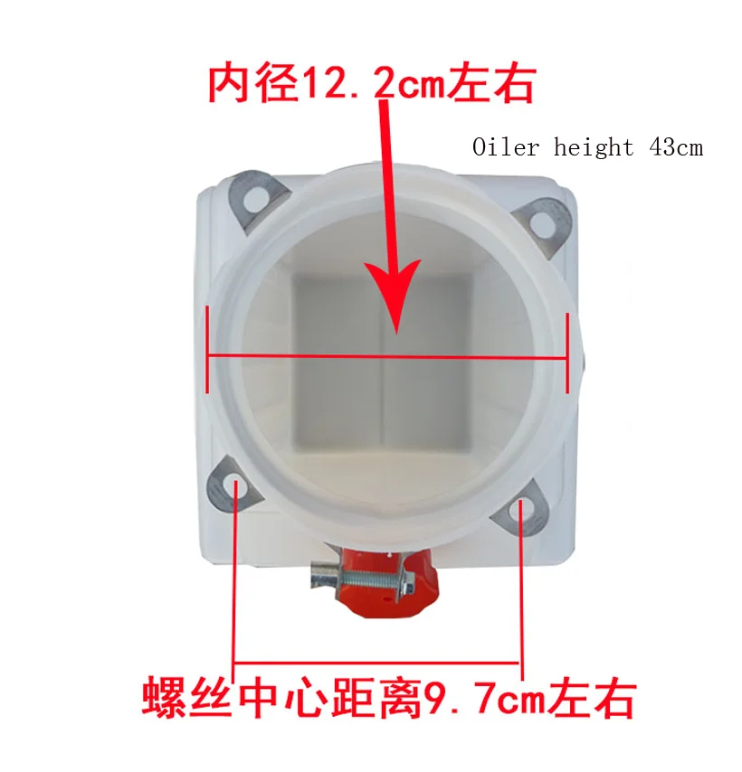 1pc Car Lift Plastic Hydraulic Storage Oil Pot Universal Lift Oil Pot Accessories