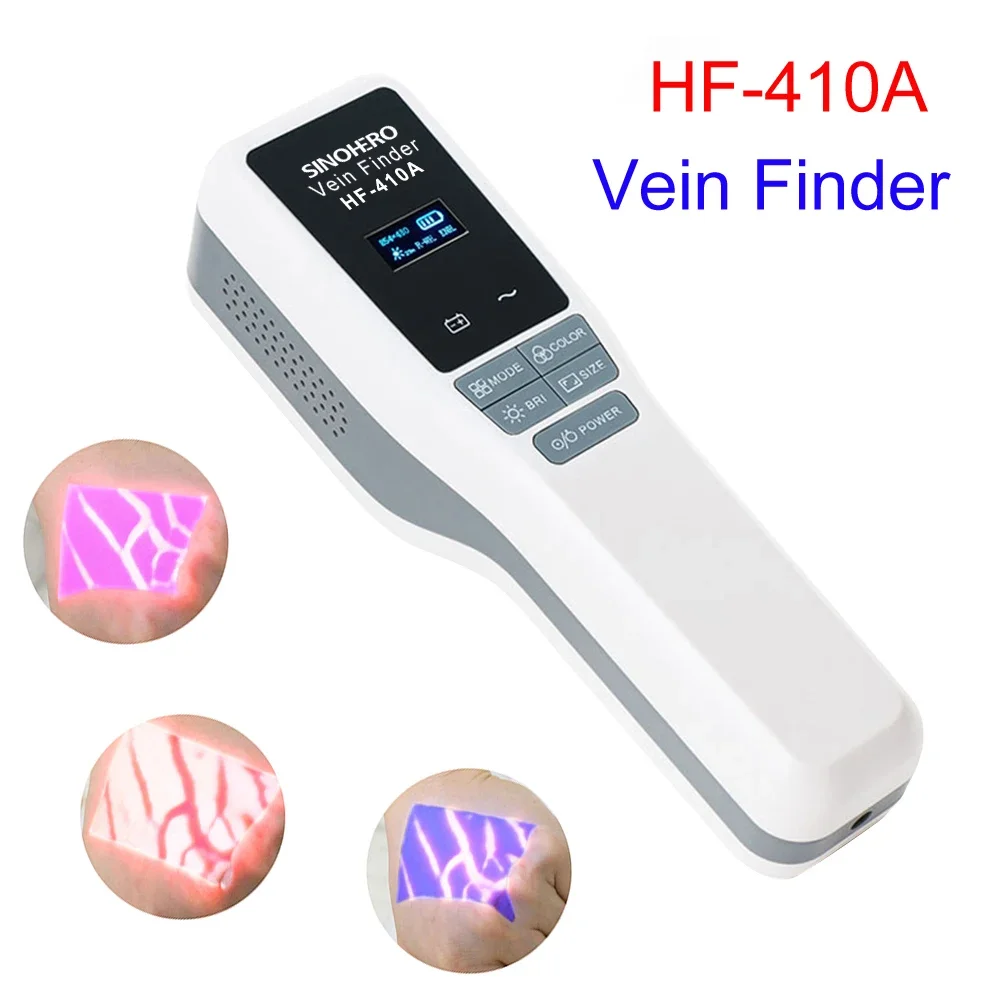 HF-410A Vein Finder Locator Handheld Portable Near-Infrared Blood Vessel Display Nurse Aids Medical Device