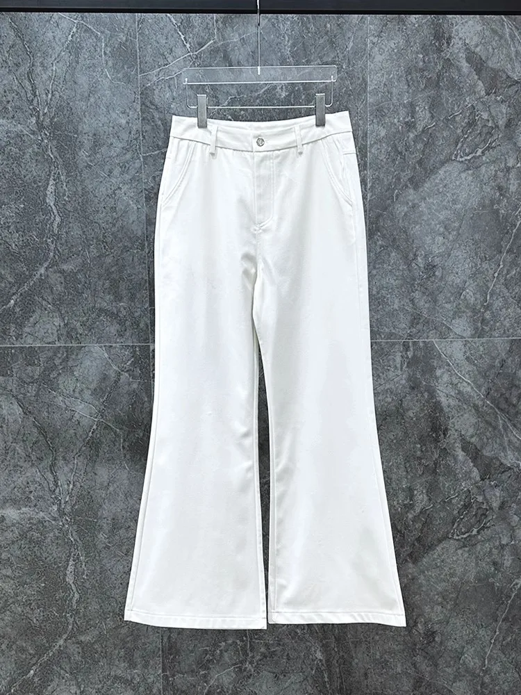 أوين ساك الرجال جرس قيعان السراويل البضائع Sweatpants عارضة الخريف الصليب الأسود مصمم LuxurLong السراويل