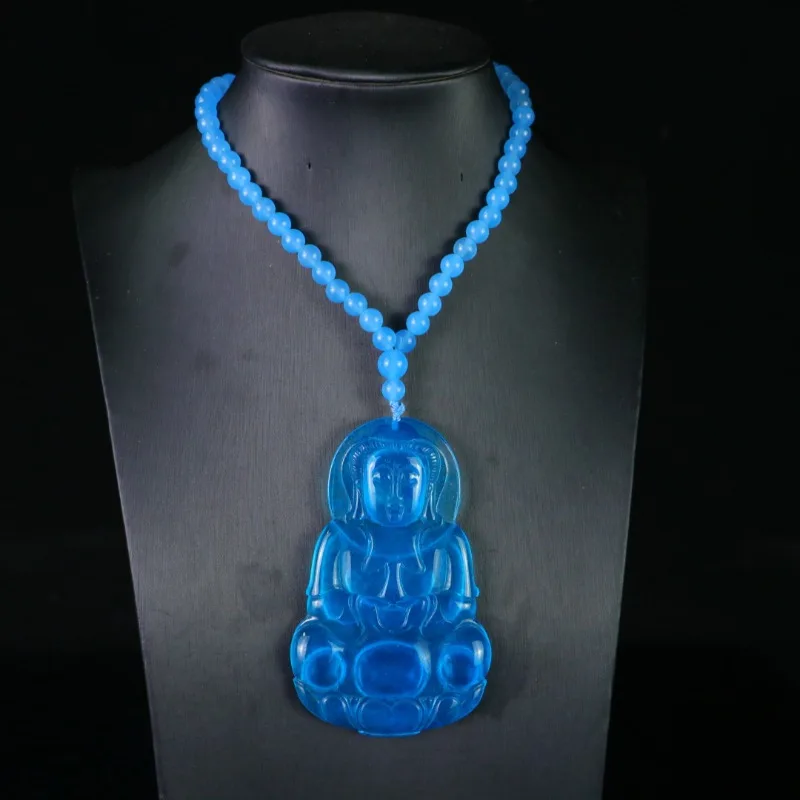 

Natural Fashion Blue Guanyin Brand Pendant, Necklace Jewelry