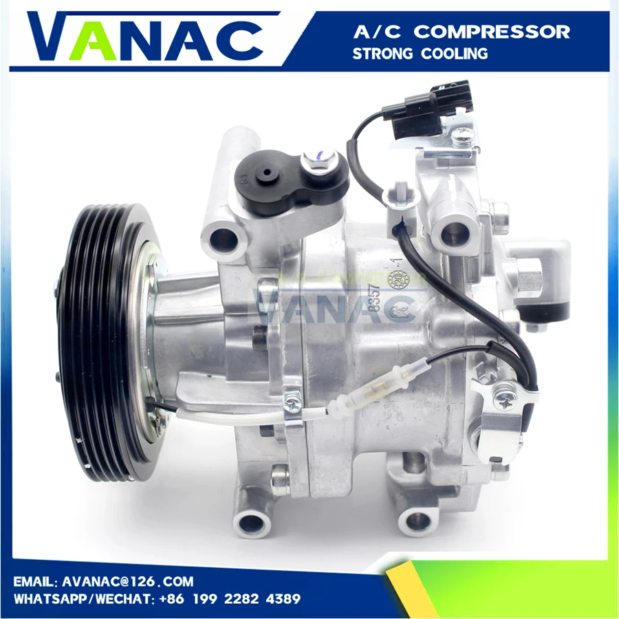 

AC Air Conditioning Compressor STR08 For Honda City WXHD058 1007604853 3881062CT01 SDE3904