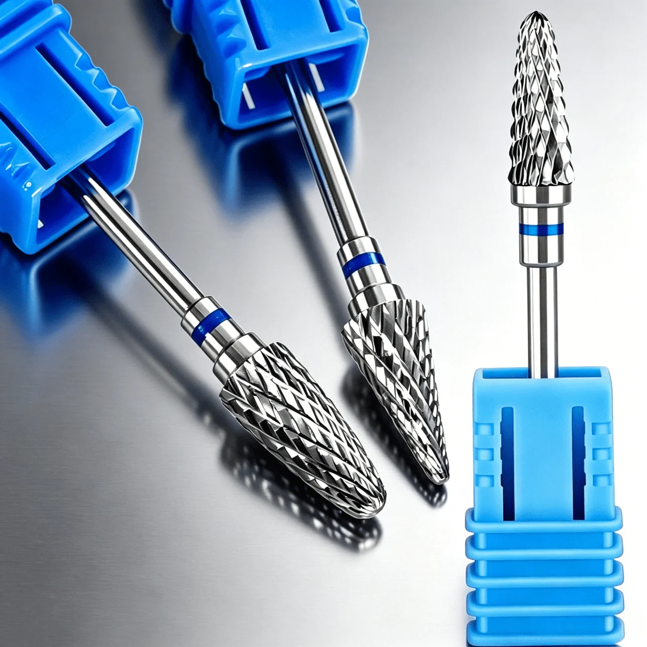 3pcs Set of Nail Drill Bits, Acrylic Gel Remover for Feet, Nail Buffer Bit for Polishing Dead Skin, Nail Salon Polishing Bit