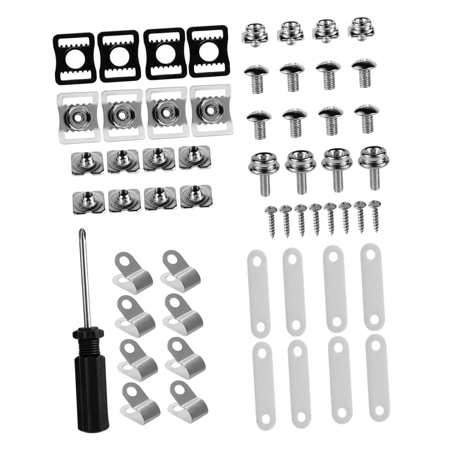 31 Pieces Hockey Helmet Repair Kit Chin Strap Adapter Replacement Accessories for Football Softball Ice Hockey Baseball Sports