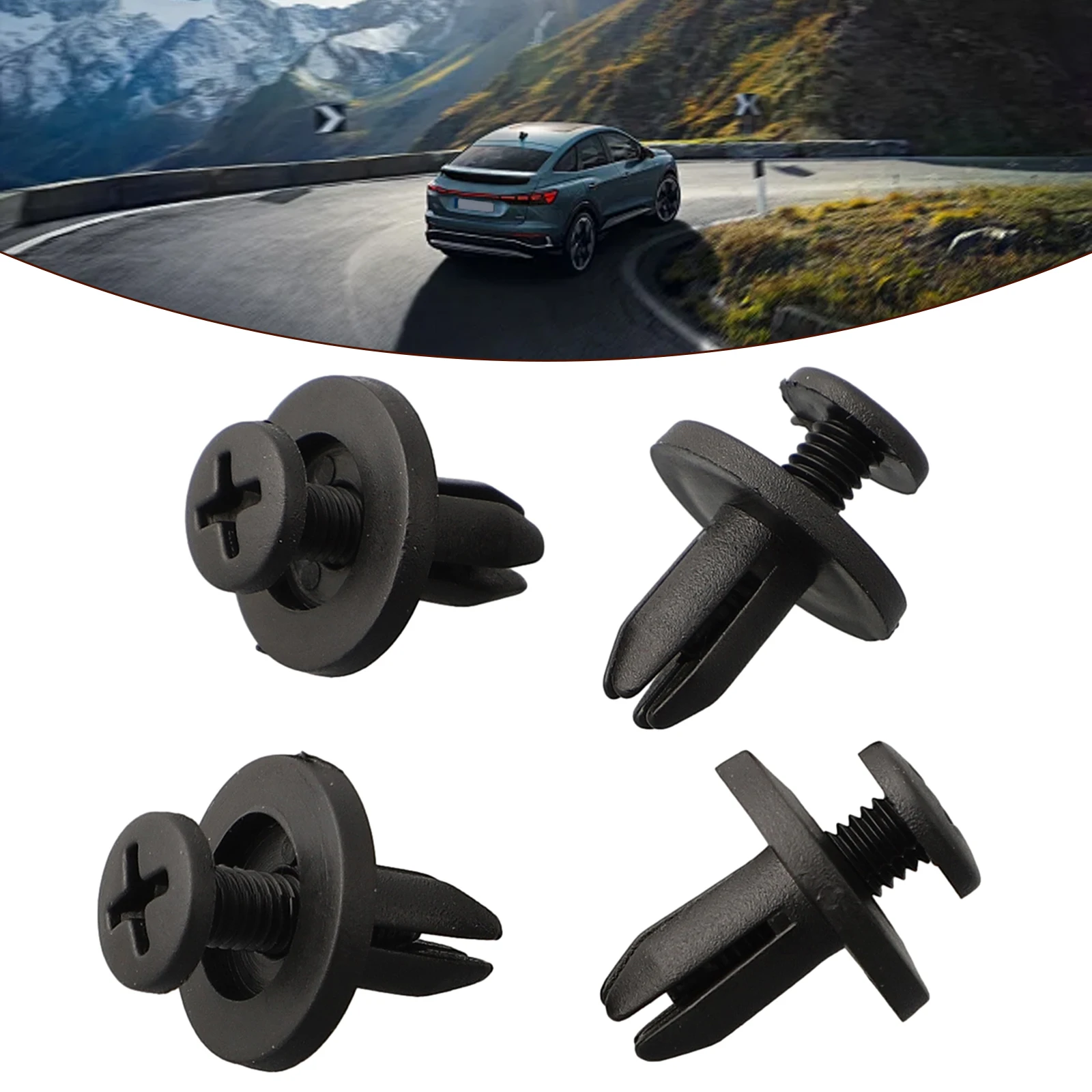 100 Car Clips Plast…