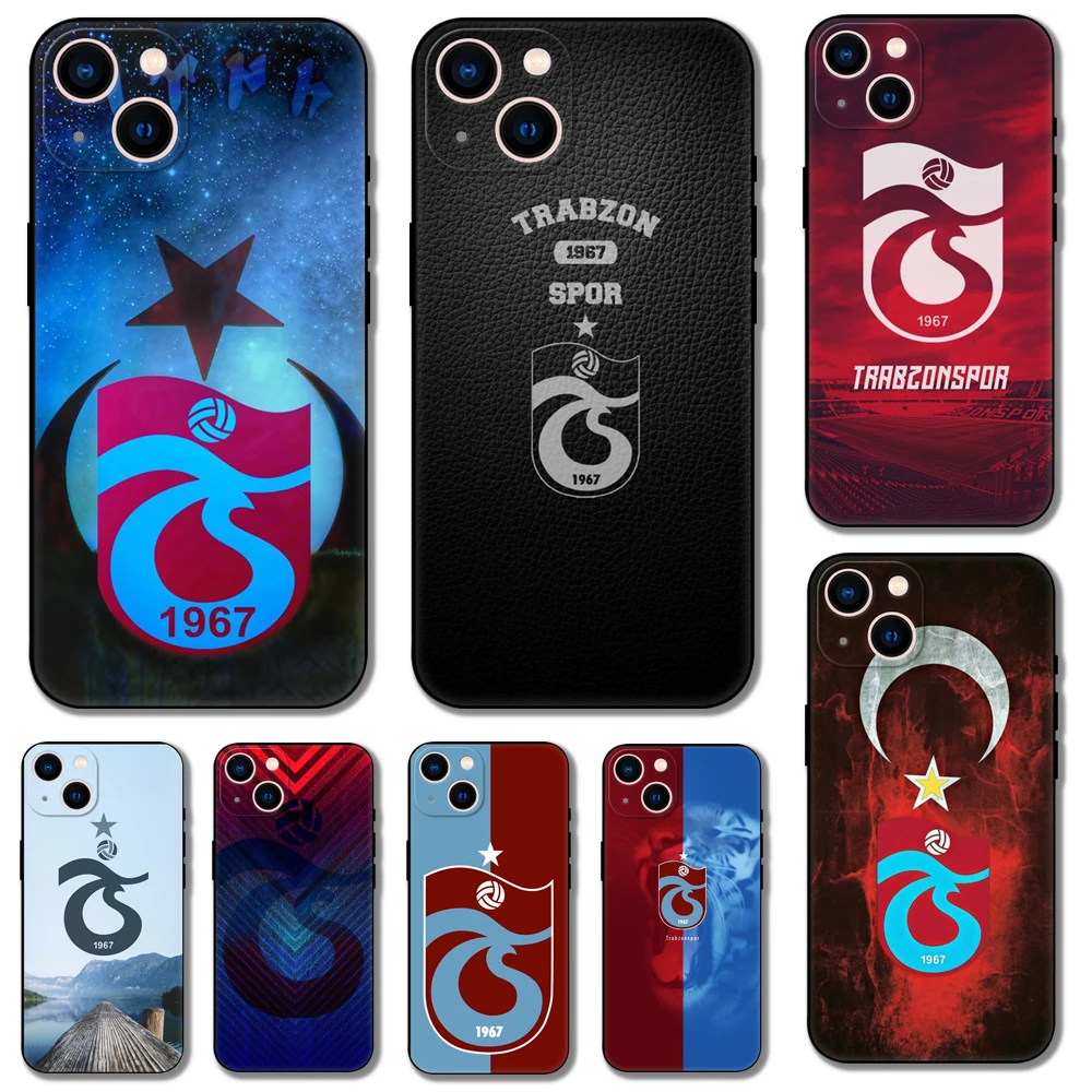 Trabzonspor, Handy hülle für iPhone, 14 5s 2020se 6 6s 7 8 plus x 10 xr xs 11 12 13 Mini Pro Max Soft Black TPU Rückseite