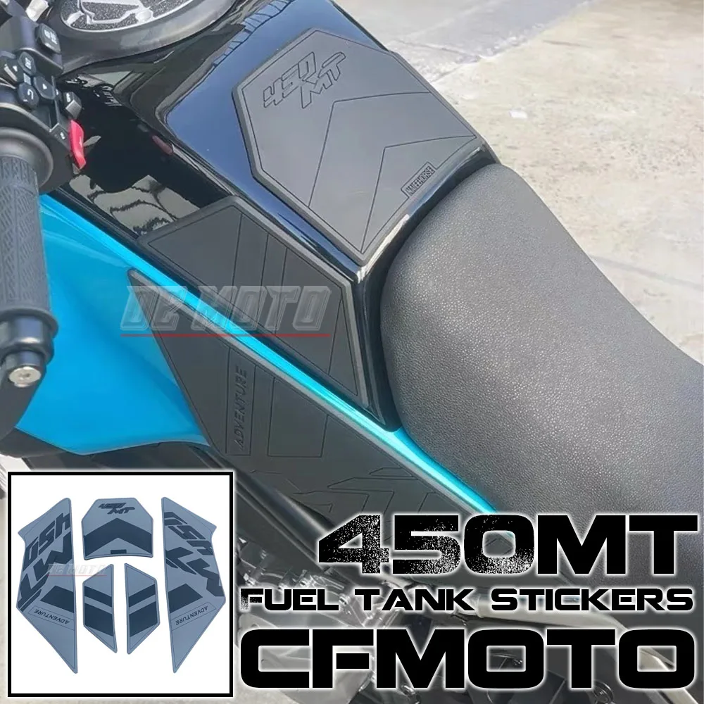 

Motorcycle Accessories Rubber Gas Tank Decoration For CFMOTO 450MT cf450 And Protection Thicken Decals Fuel Tank Stickers Kits