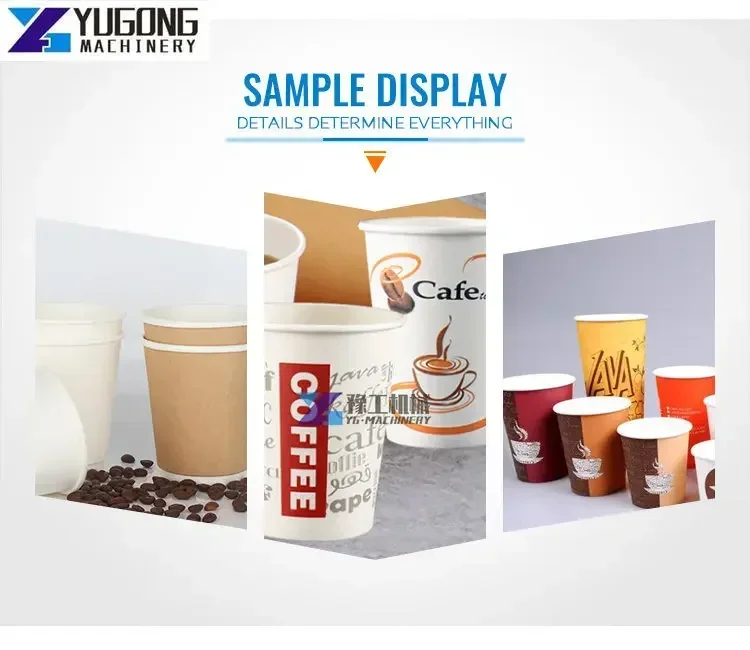 Fully Automatic Paper Cup Plate Making Machine Factory Price Disposable Paper Cup Lid with Handle Paper Cup Production Line