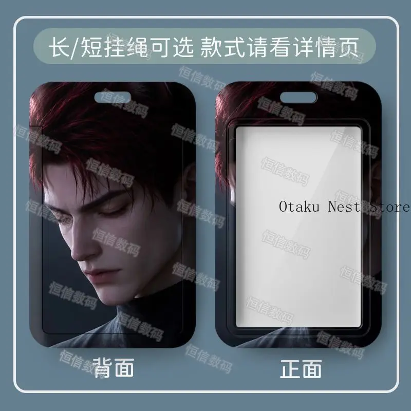 Anime Love and Deepspace Valko Credit Card Holder Bus Card Cover Case Cartoon Charm Pendant Keychain Student Gift Cosplay view 6
