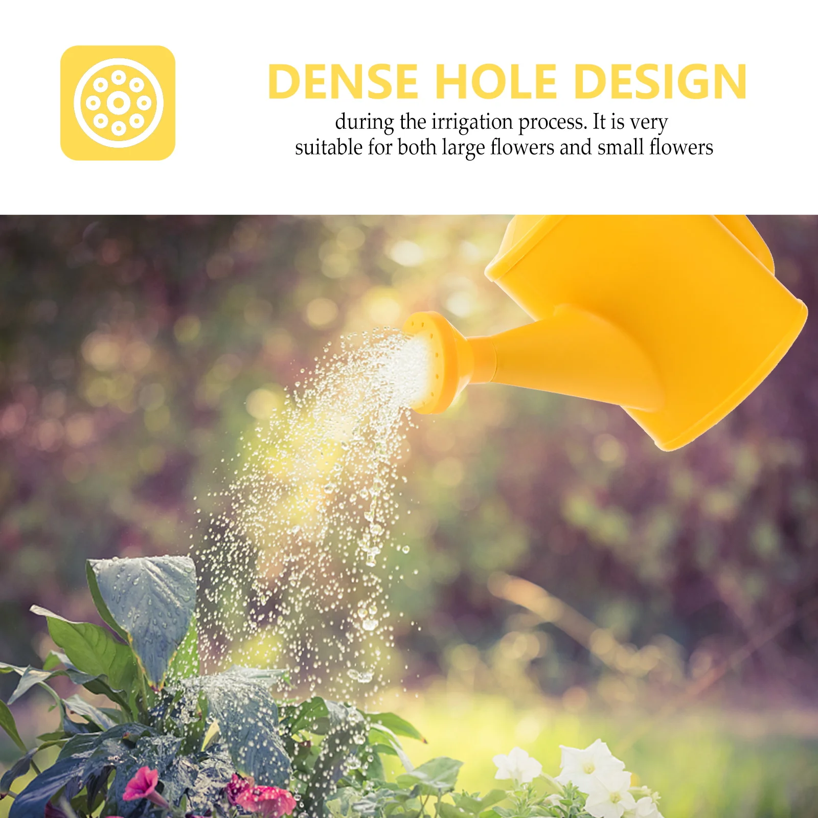 

1Pcs Plastic Watering Kettle Ergonomic Handle Large Opening Spray Spout for Indoor Outdoor Plants Gardening Water Can