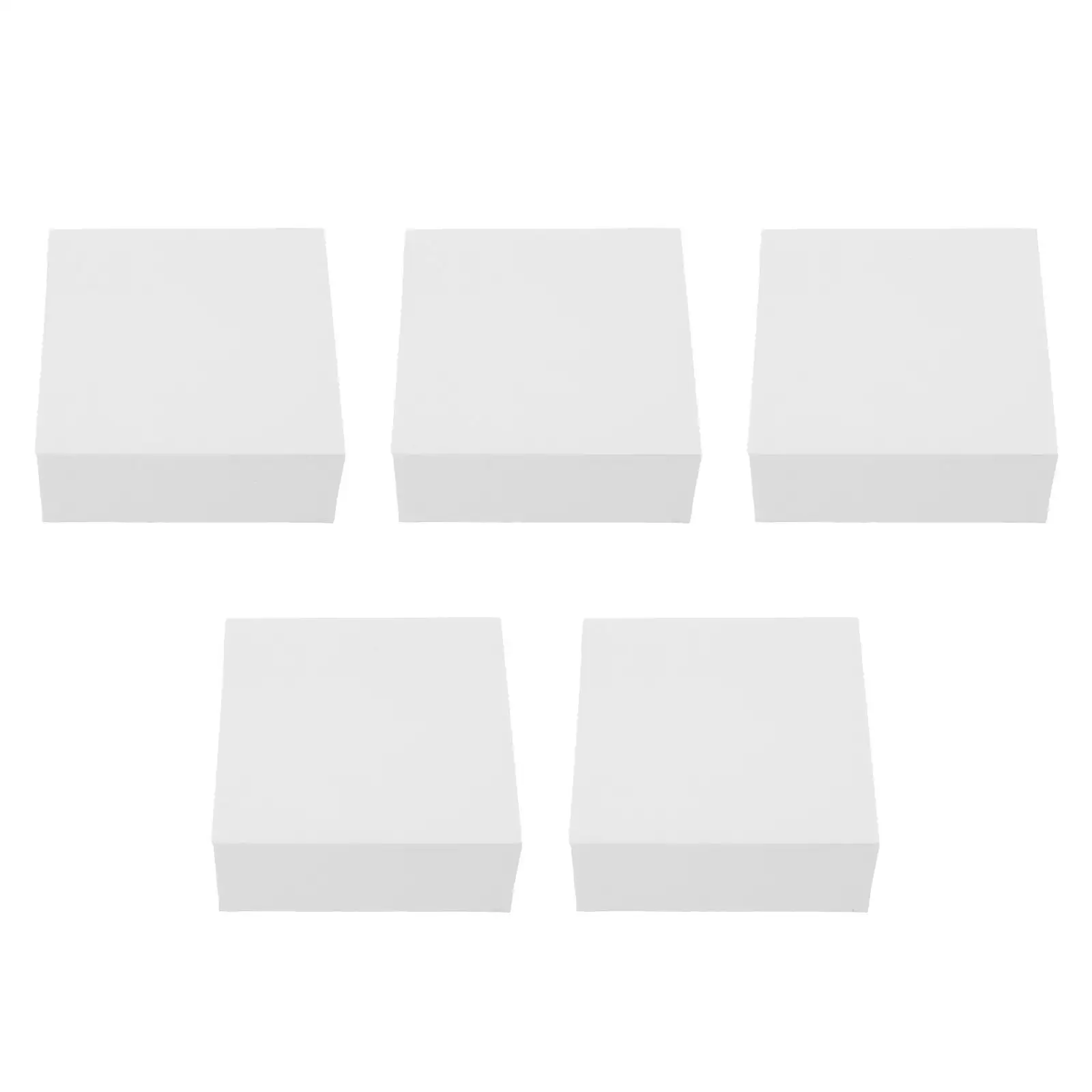 

5pcs 5 Count Memo Note Pads Memo-paper-pads Non-sticky Blank Labels Stickers Home Office