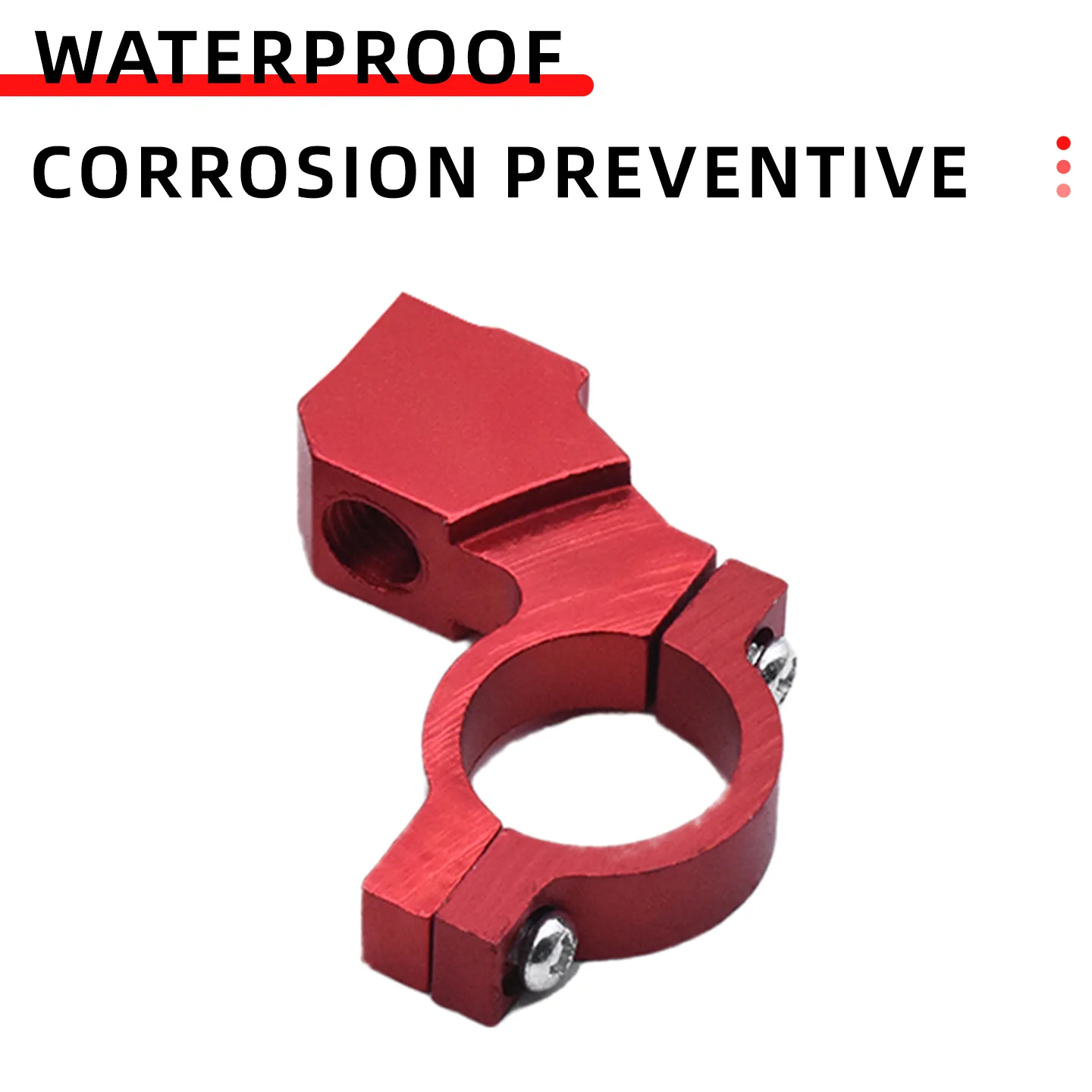 Aluminum bracket for universal motorcycle rearview mirror, adapter, rearview mirror base, multi-functional modification