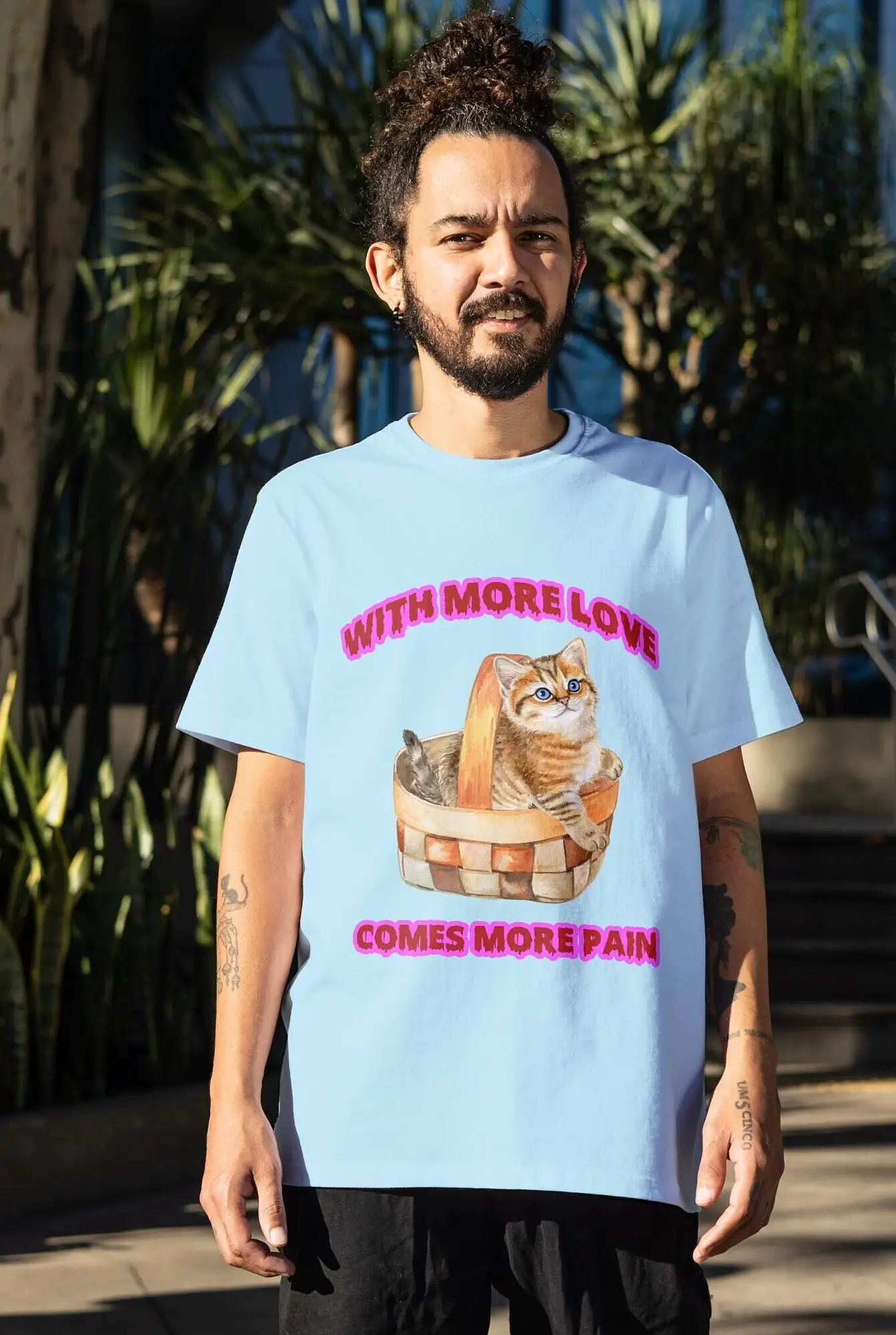 Cat Mom T Shirt Dad Boyfriend Cursed Funny Meme Jerma Quirky Top Oddly Specific