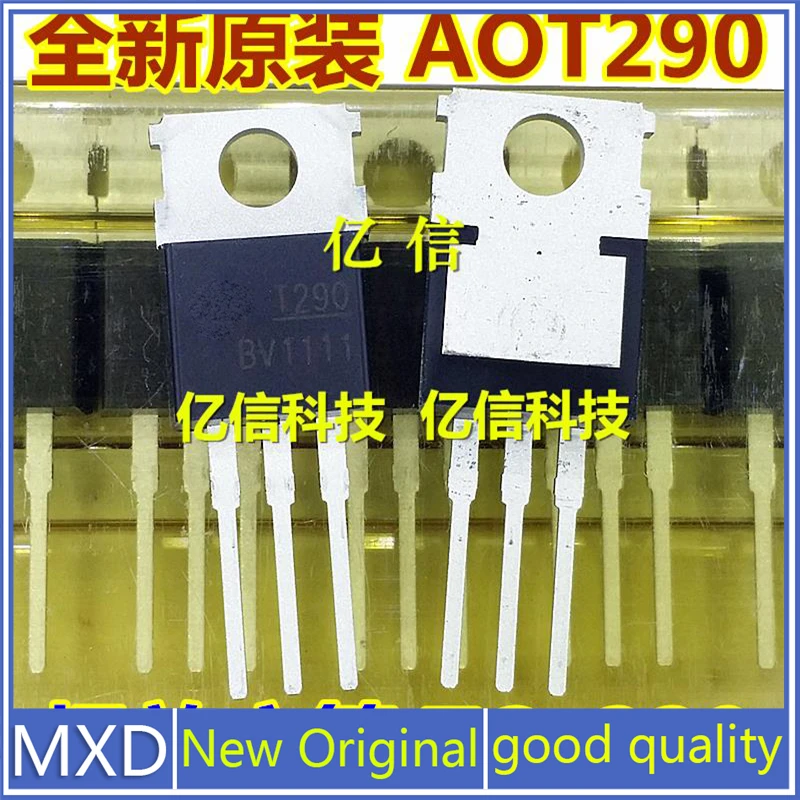 5Pcs/Lot New Original AOT290 T290 AOT290L in-line Field Effect Mos Tube n-channel 100V 140A Good Quality In Stock