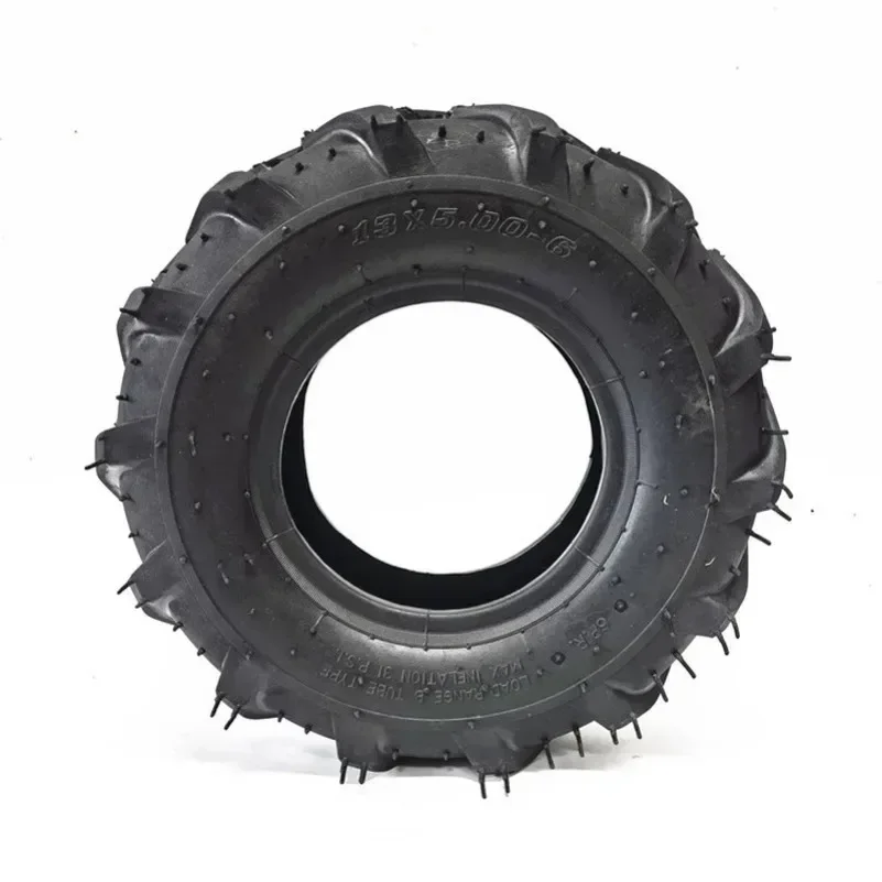 13 inch herringbone inflatable wheel  * 5.00-6 micro tiller tractor pneumatic tire   rubber scraper